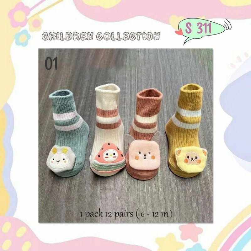 Kaos kaki bayi s311 - 1 box isi 2 pasang kaos kaki