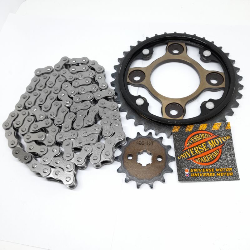 GEAR GIR SET GEAR PAKET REVO FIT BLADE NEW 14T 37T 428H 106