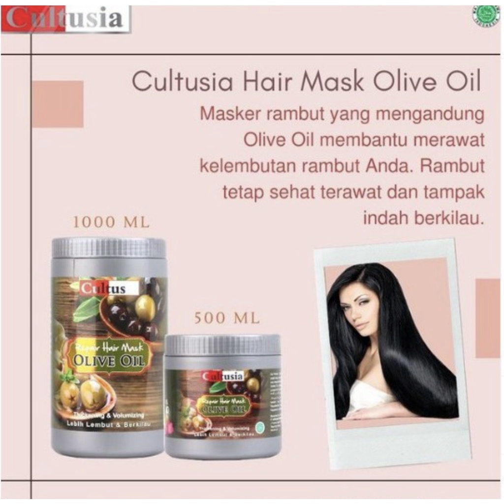 Cultusia Hair mask Olive Oil 1000ml