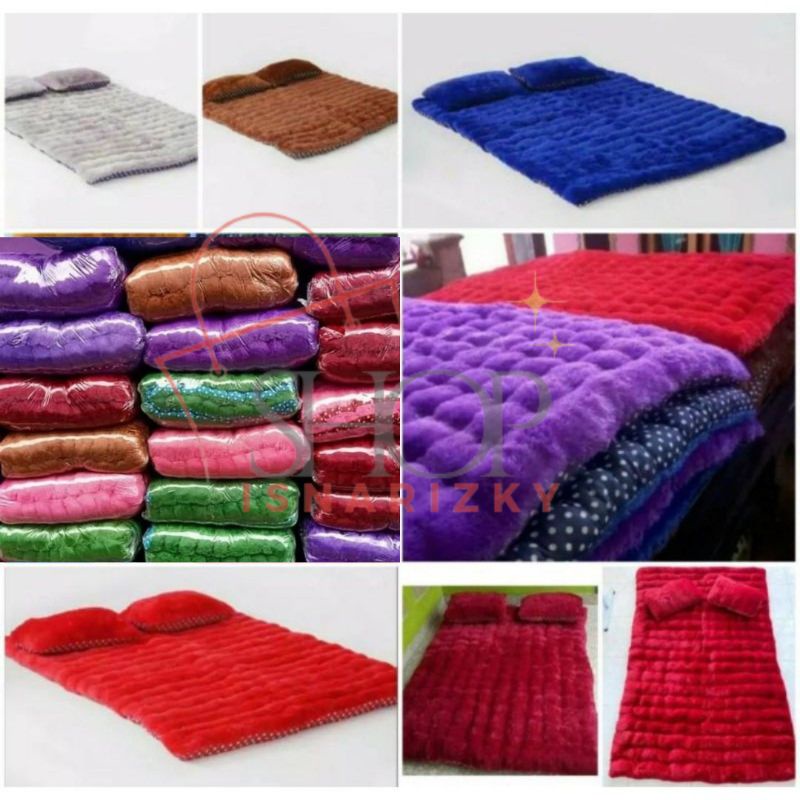 Kasur Tilam Bulu Gelombang Cimol Gender Rasfure 2 Bantal