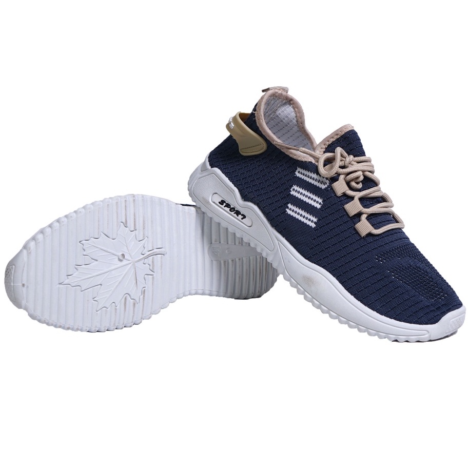 LAPEPA YUK - Dunkenstock CONAN 1 Sepatu Pria Sneakers Tinggi 4cm Size 40 - 44 Bahan Canvas Rubber Premium Karet Tidak Licin Sneaker Sport Olahraga Laki-laki Jogging Belleza Casual Warna Lt Navy Biru Dongker Terbaru Shoes Ori Original Mall Official Store