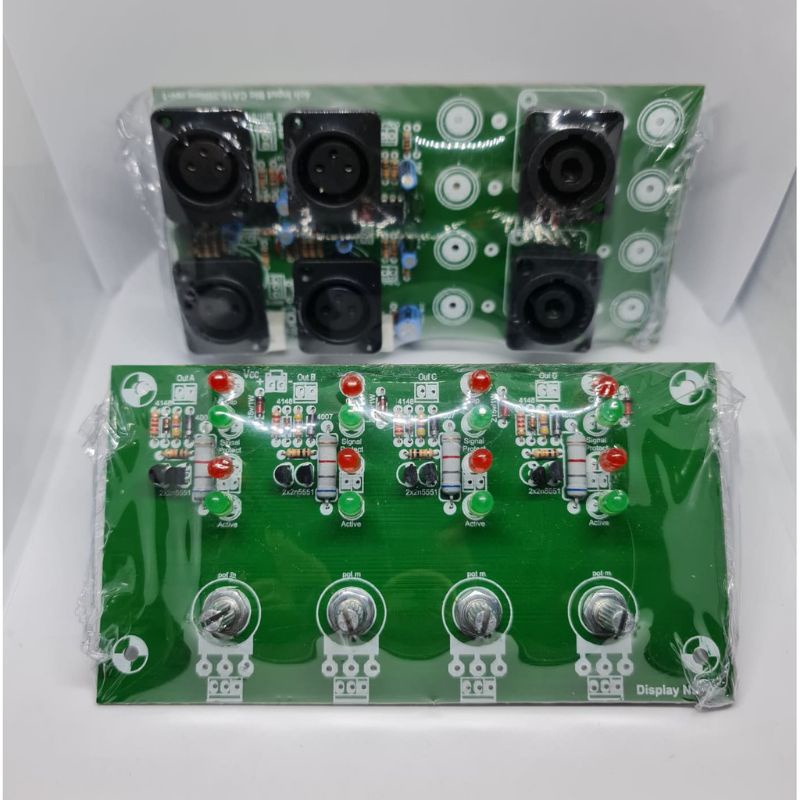 Kit panel depan belakang bok power N9001 NCX3 4 chanel ukuran 3U kit led depan kit input balance N90