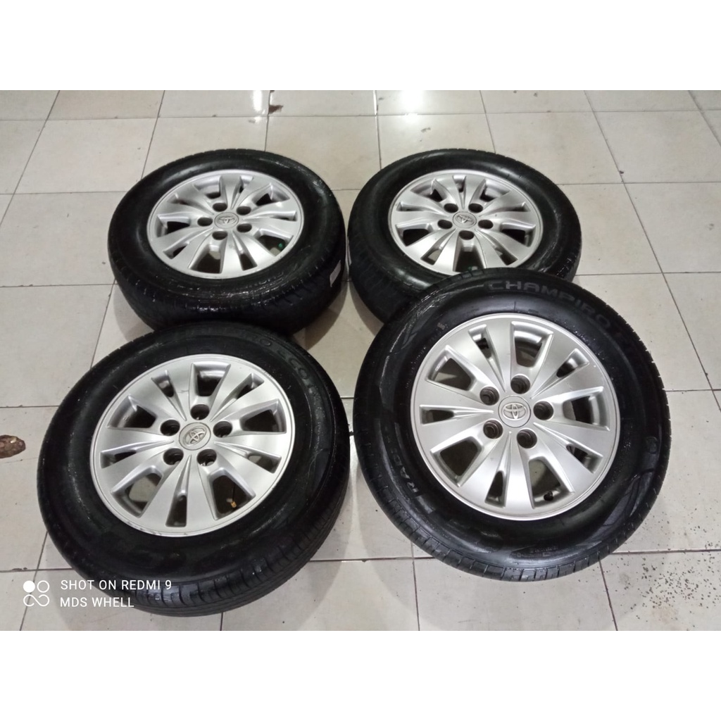 ( VELG AJA ) 2ND SECOND Ring 15 STD INNOVA R15X6 Lubang 5 ET45
