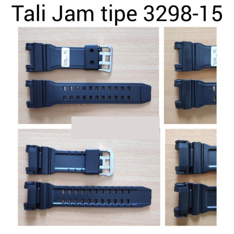 tali jam tangan karet 3298 uk 15 mm