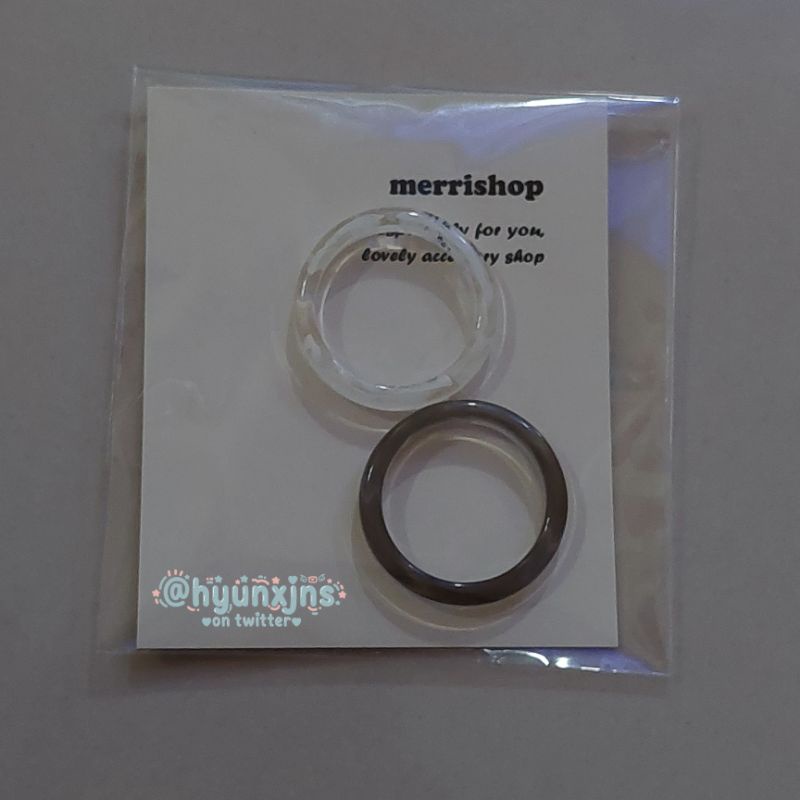 (BOOKED) homaika rings