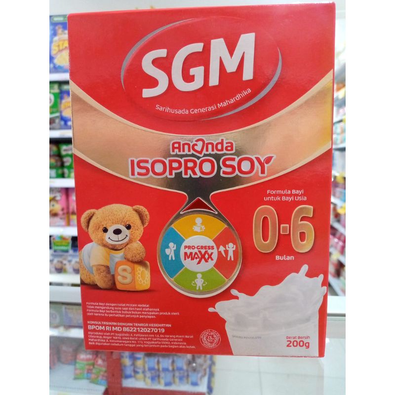 SGM Soya Isopro Soy 0-6 Bulan 200gr