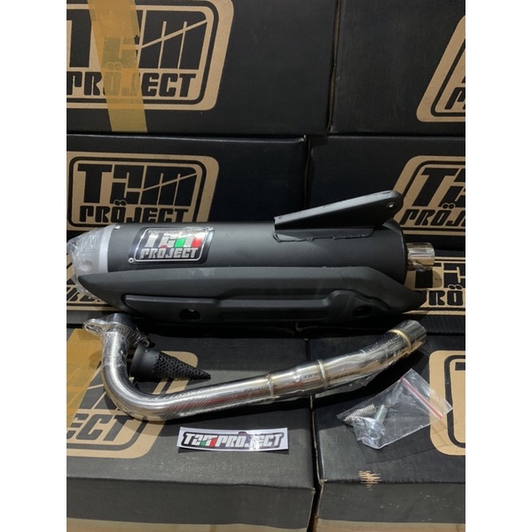 kenalpot TZM PROJECT FULL PACK  BEAT VARIO SCOOPY GENIO dll