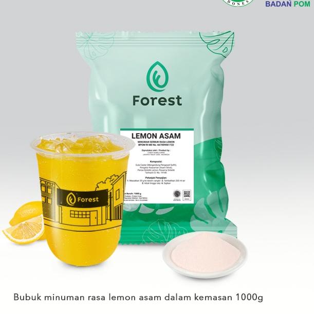 

Promo[KP8]-Bubuk Minuman LEMON SQUASH Powder 1000g - FOREST Bubble Drink