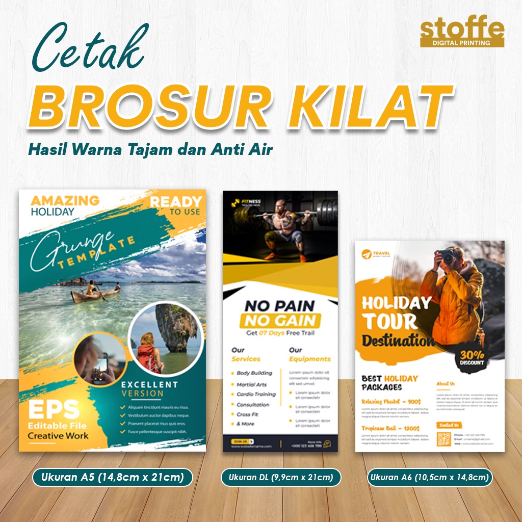 

Cetak Brosur / Flayer / Leaflet 2 Sisi Full Colour Kilat