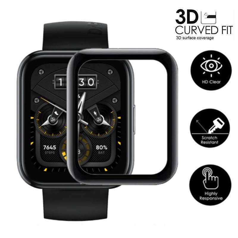 Film Pelindung Tepi Melengkung 3D Untuk OPPO Realme Watch S3 2 Pro T1 Pelindung Layar Penuh Untuk OPPO Realme Band 2watch3 Watch2