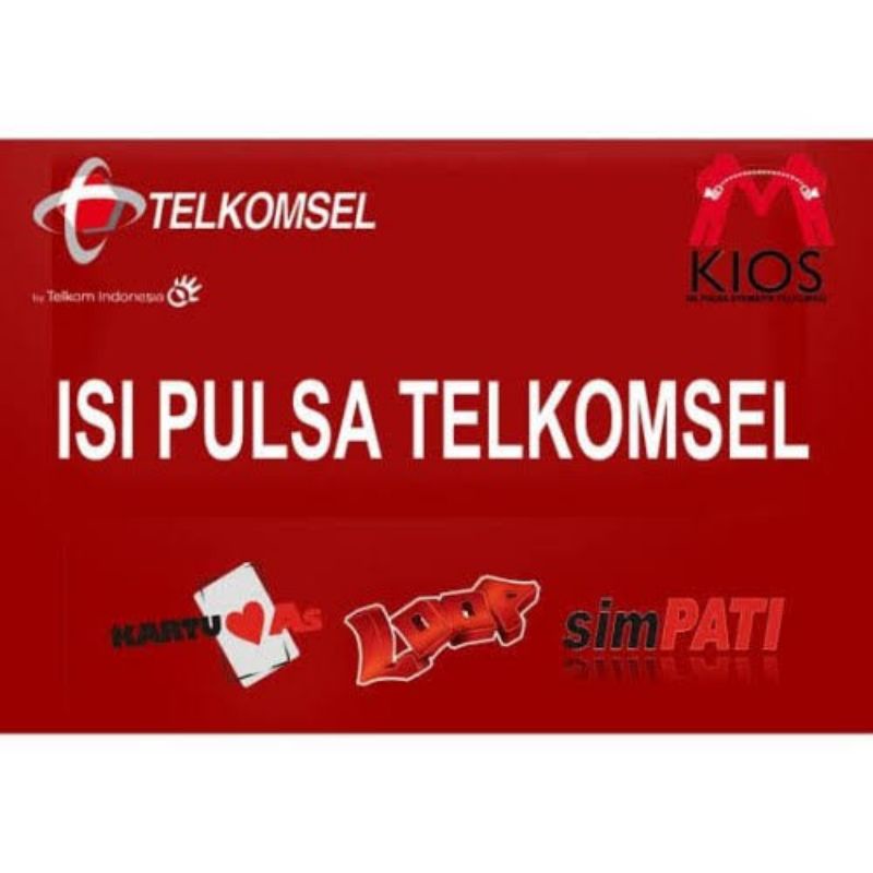 Pulsa Telkomsel 100K-500K