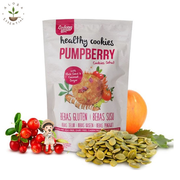 Ladang Lima Pumpberry Cookies Gluten Free 180gr