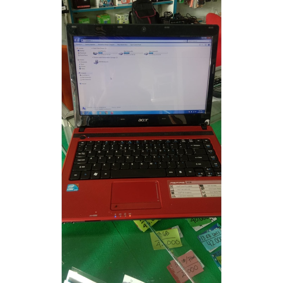 LAPTOP SECOND ACER ASPIRE 4738