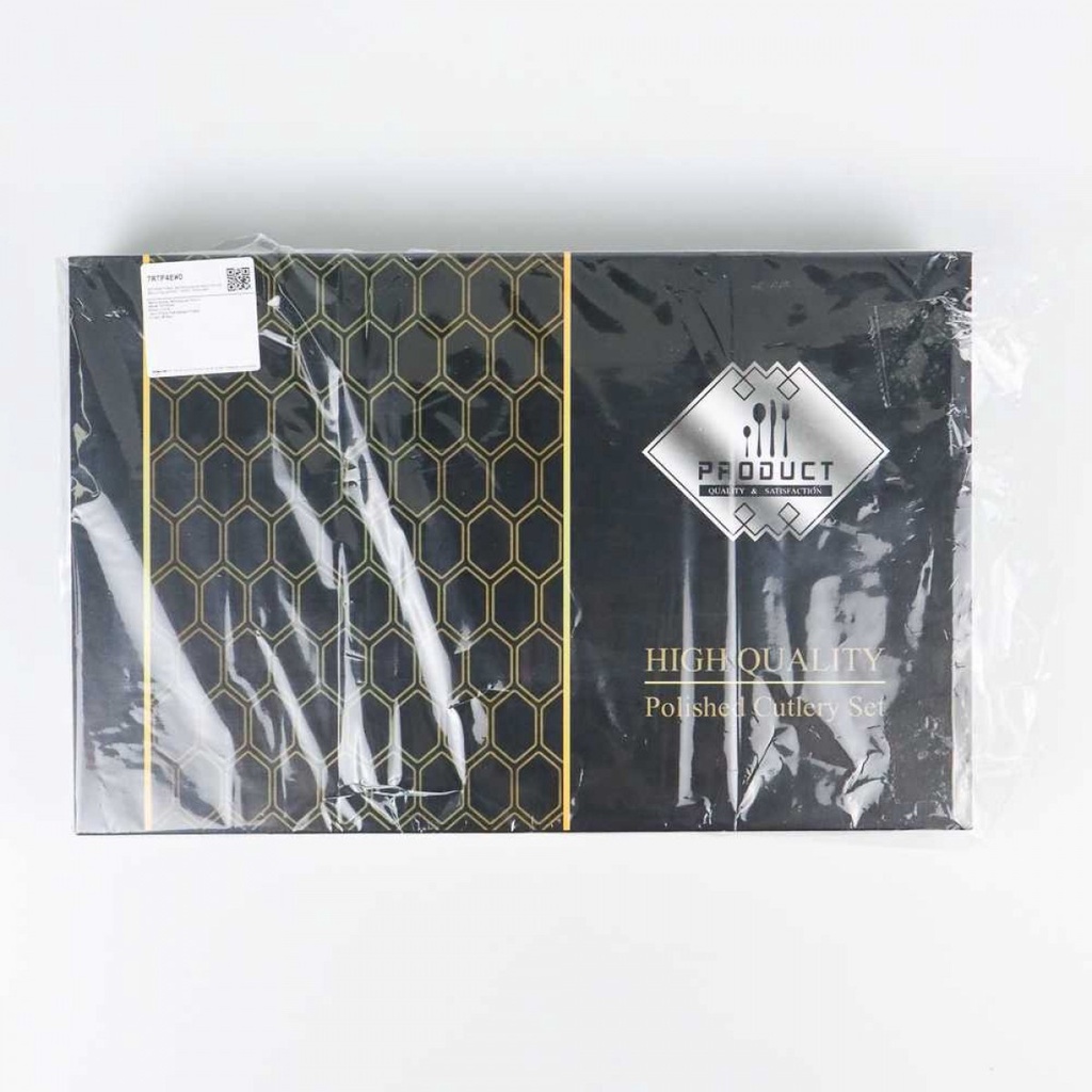 TaffHOME Cutlery Set Perlengkapan Makan Sendok Garpu Pisau 24 PCS