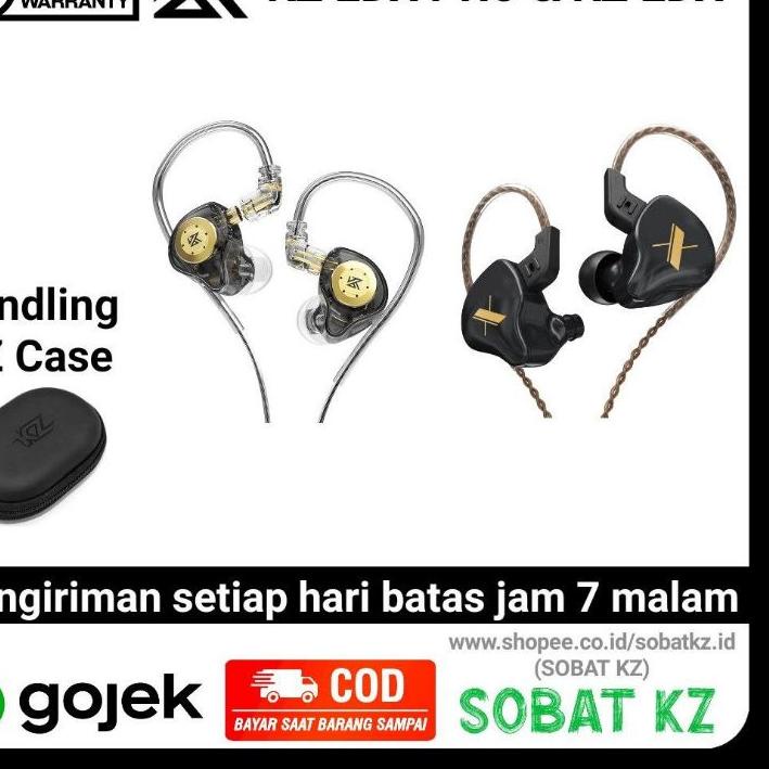 ➲ KZ EDX With Mic KZ Earphones 1 Dynamic Bass Earbuds In Ear Monitor ❁