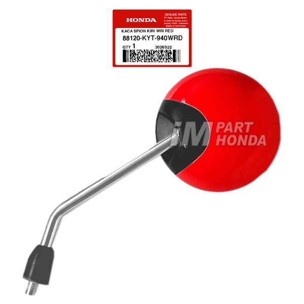 88120-KYT-940WRD Kaca Spion Kanan PNP Kiri Scoopy Fi 2012 - 2016 Merah WRD