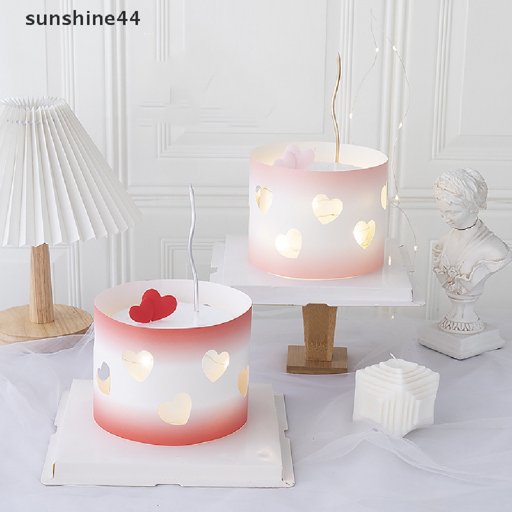 Sunshine Cake Surround Film Transparan Kerah Kue Aksesoris Baking Alat Kue Dapur.