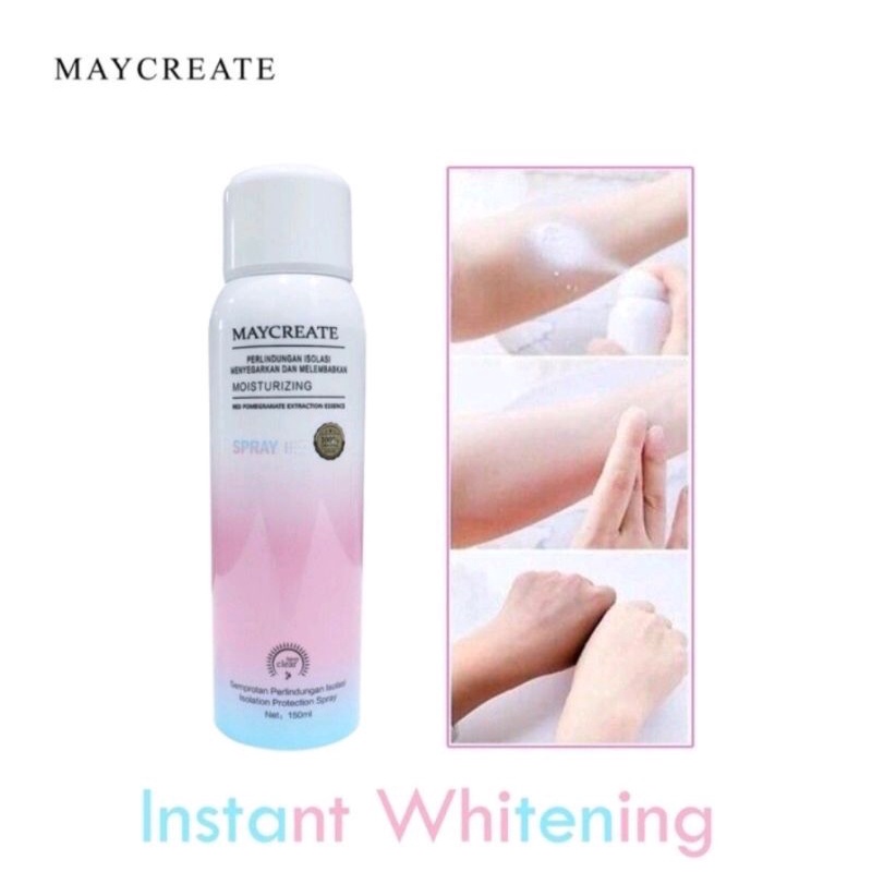 [BPOM] Maycreate Spray Original 150ml / Maycreate Whitening Spray / Maycreate