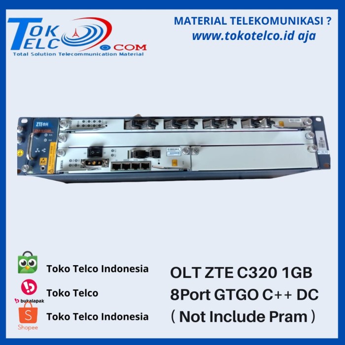 Produk Terbaru Gpon Olt Zte C320 1G 8 Atau 16 Port Smxa Uplink Gtgh Gtgo C++