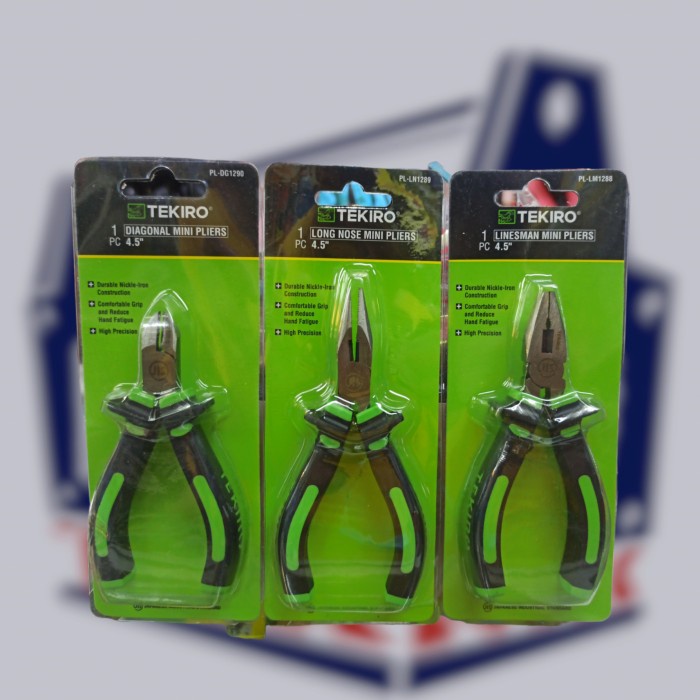 Tekiro Tang mini 4.5 inch tekiro model kombinasi potong lancip satuan - lancip