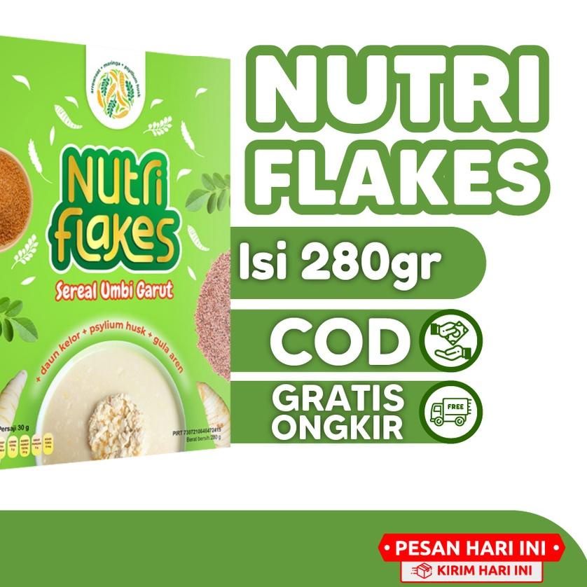 

♀ Nutriflakes Sereal Umbi Garut Untuk Asam Lambung Gerd Maag Mag Diet Turunkan Berat Badan Original ➬