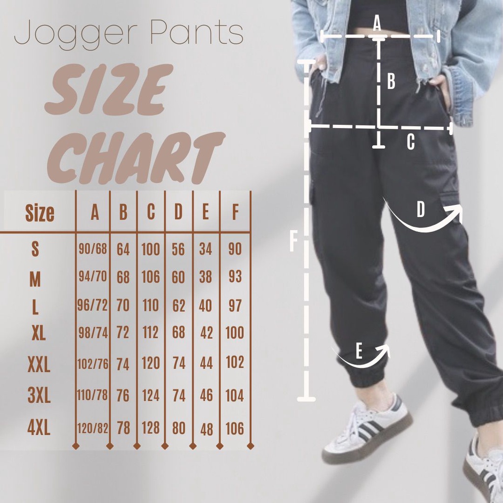 CELANA KR JOGGER PANTS BLACK BIG SIZE S - XXXXL  ( REALPICT ) CELANA PANJANG WANITA PRIA UNISEX CHINO STACIE PANTS POCKET HAICLO