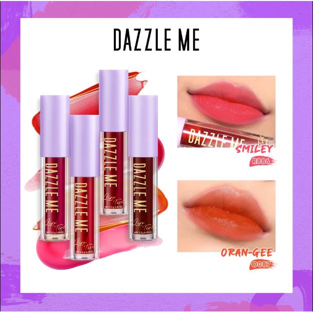 DAZZLE ME Lip Tint Ink Mattedorable Tahan Lama