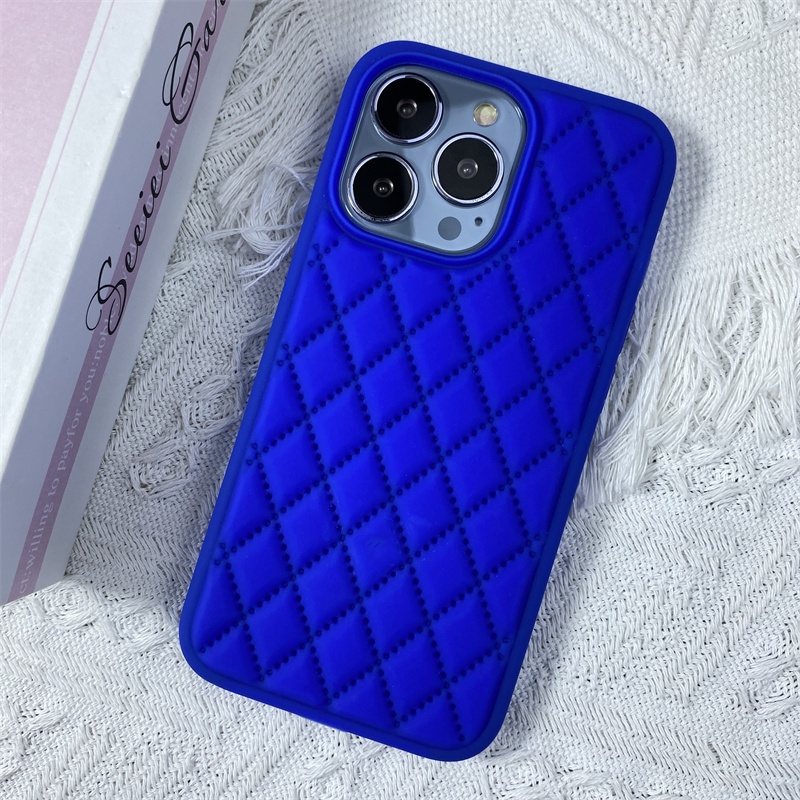 IPHONE [High Quality] Casing Pelindung Untuk Iphone14 13 12 11 Pro X XS Max 14Plus XR Berlian Padat Casing Silikon