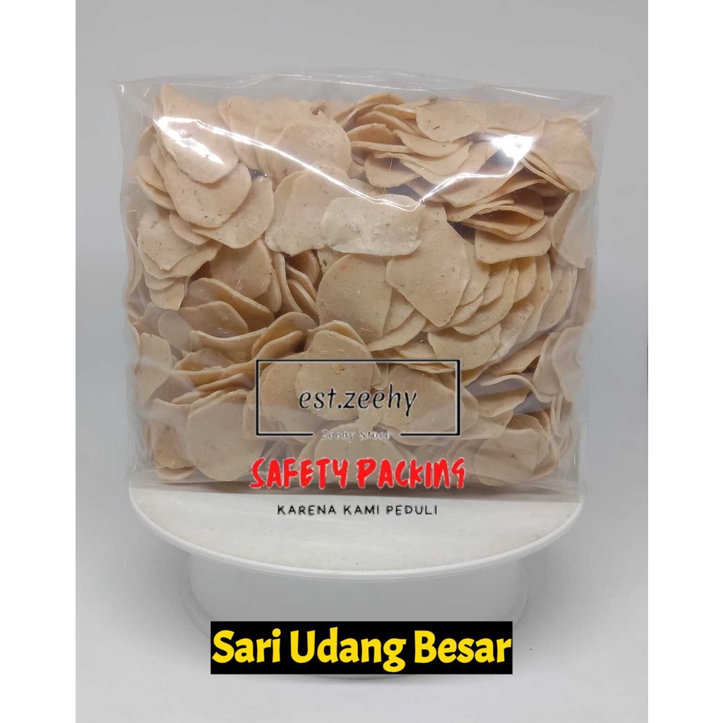 

Kerupuk Sari Udang Besar Kemasan 1 Kg