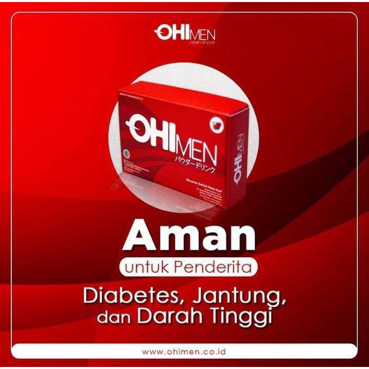 OHIMEN Minuman Hebal Ginseng Kopi Stamina BPOM &amp; HALAL OHI MEN