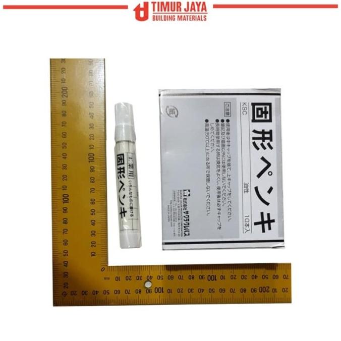 

SPIDOL SAKURA SOLID STEEL MARKER PENANDA BESI PERMANEN JAPAN PUTIH MURAH