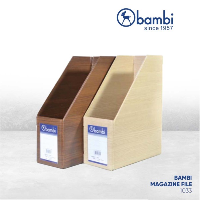 

Box File Bambi 1033 Magazine File Cream Wood