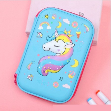 

Terlaris ✨ -Kotak Pensil Unicorn tempat pensil smiggle unicorn kado anak - Berdiri S pink- 2.1.23