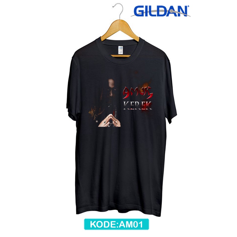 Kaos amuk band malaysia original gildan am1