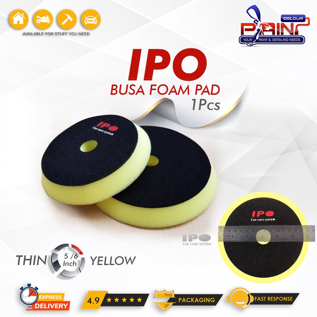 IPO Polishing Thin Pad 6 inch Velcro 5 inch - Busa Mesin Poles Tipis