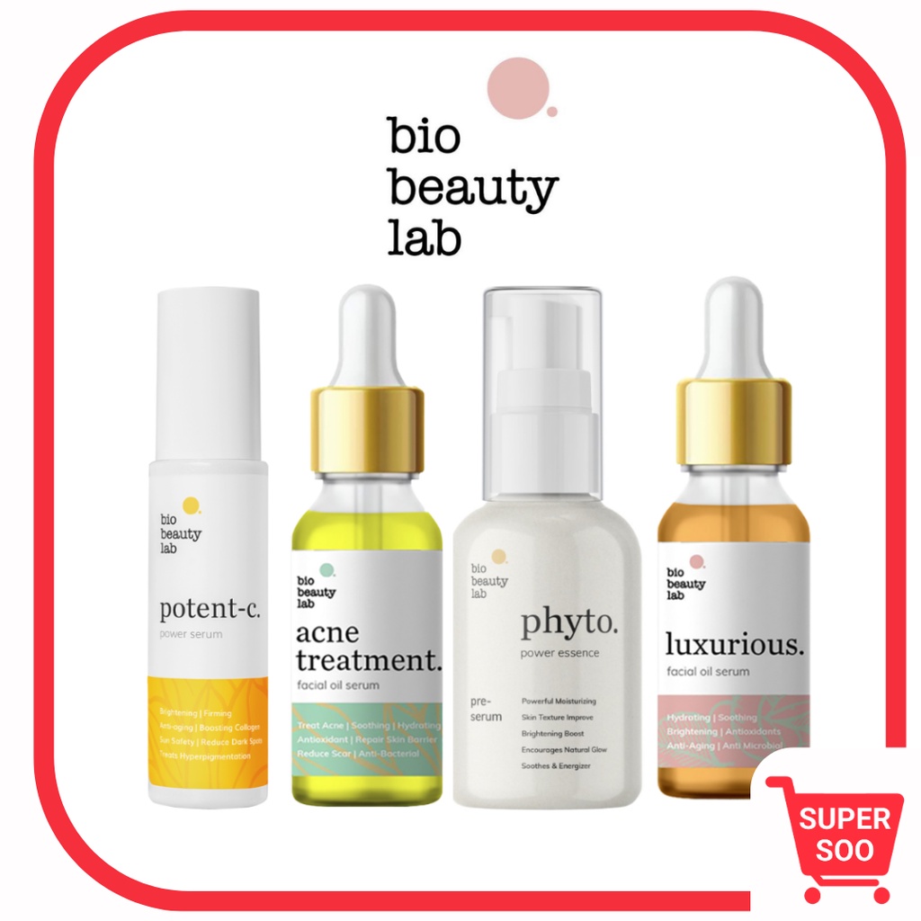 Bio Beauty Lab Luxurious Face Oil Potent-C Power Serum Acne Treatment Face Oil Phyto Power Essence