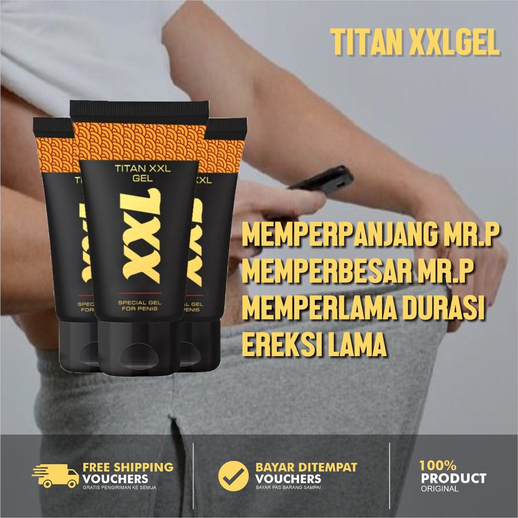 Titan Gel Xxl Asli BPOM Original Pembesar Pennis Pria Permanen Pembesar Kelaminn Pria Permanen BEST 