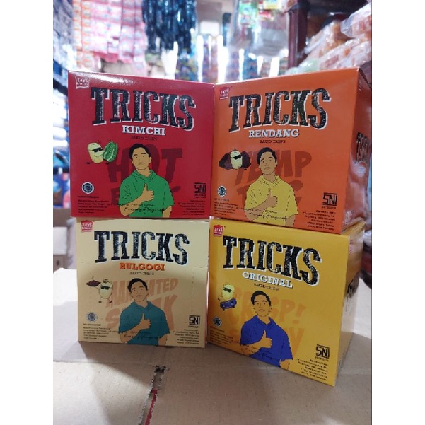 

Snack kentang tricks kemasan box