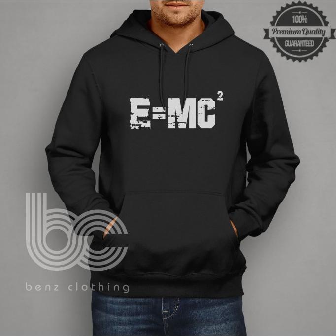 Jaket Hoodie Sweater Einstein Outerwear Pria Wanita Jumper Fleece Sablon Polos