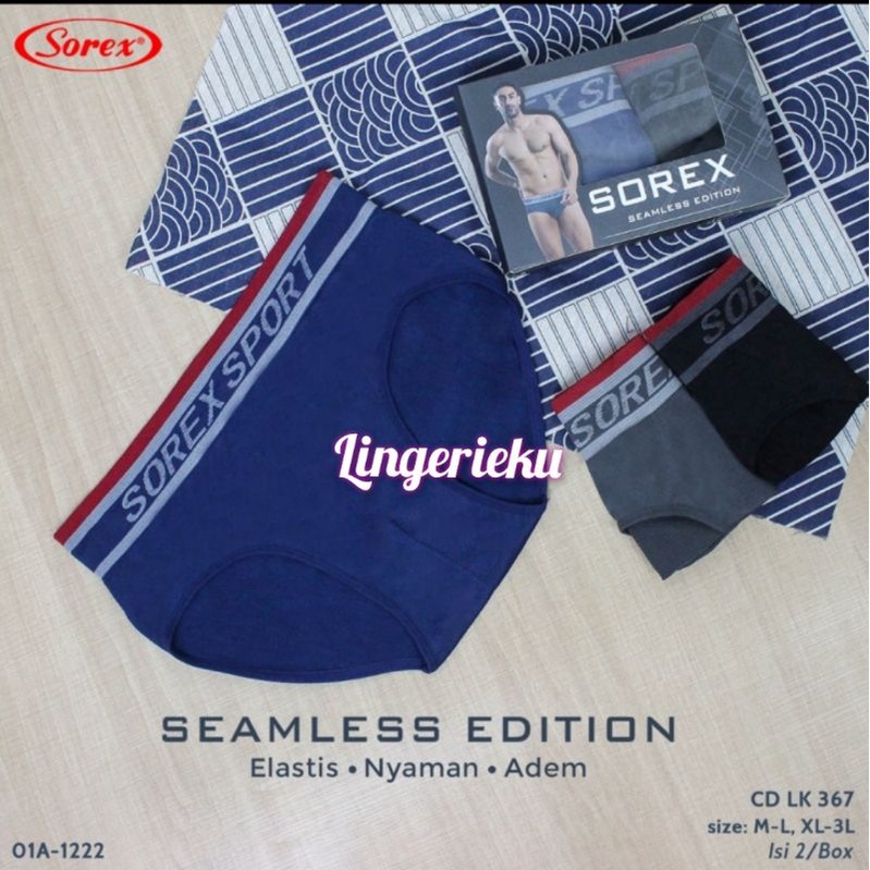 Sorex 367 CD Celana Dalam Pria Sport Segitiga Sorex Man