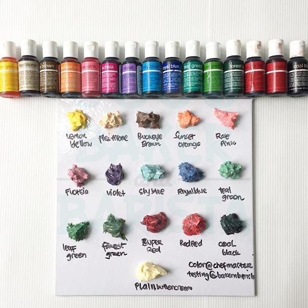 

Chefmaster food coloring gel base Pewarna decorating chef master 20gr