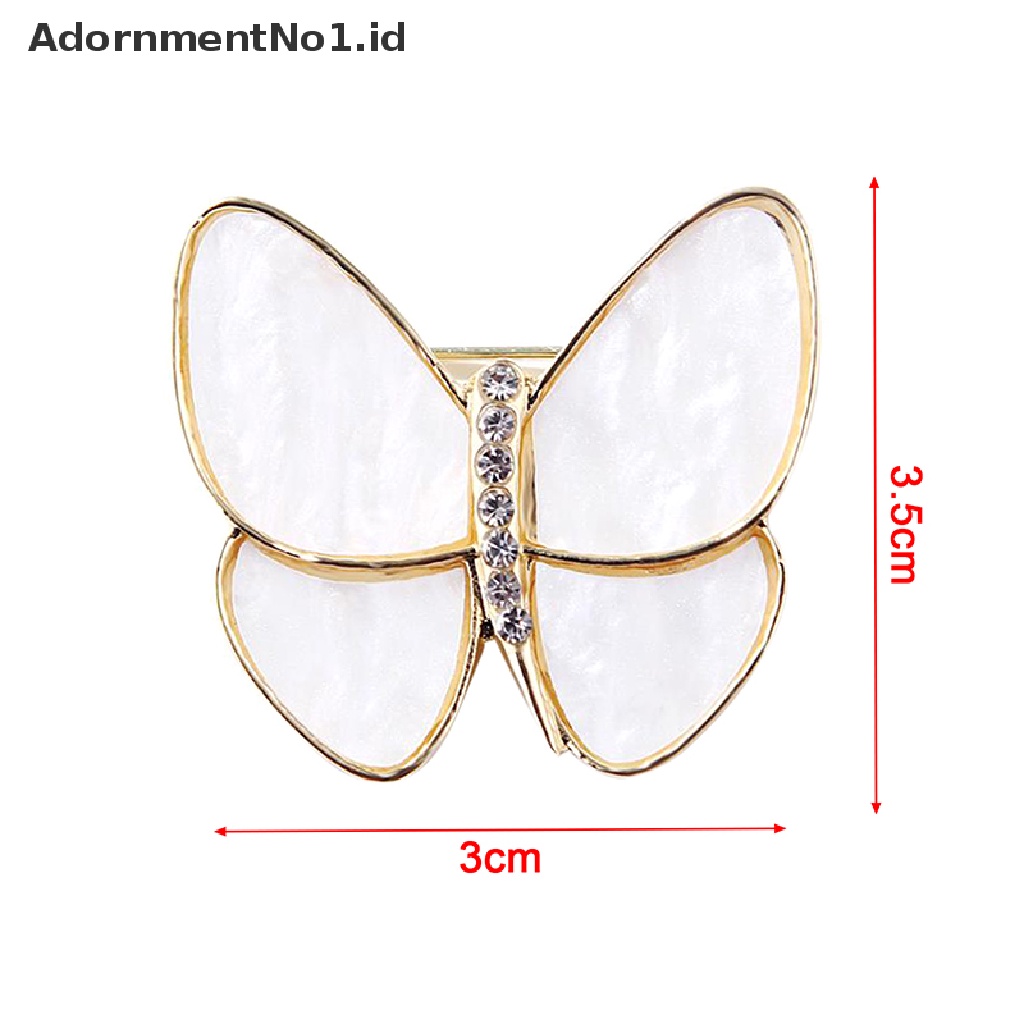 [AdornmentNo1] 1pc Pakaian Butterfly Pin Bros Pin Fashion Hadiah Untuk Wanita Perempuan Perhiasan Pesta [ID]