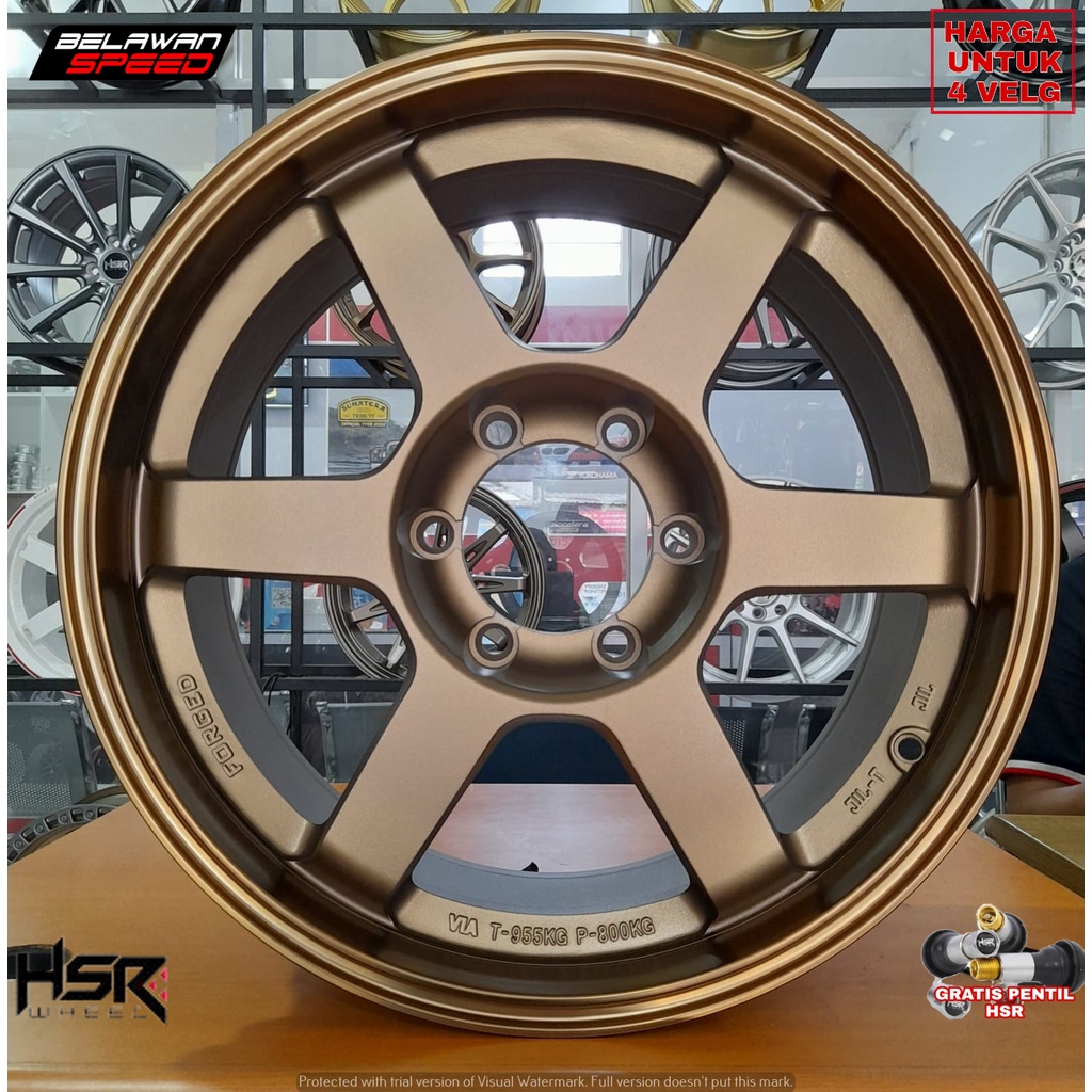 Jual Velg Mobil Racing Pelek Modifikasi Ring Untuk Pajero Fortuner Hiace Hilux Dc Trailblazer