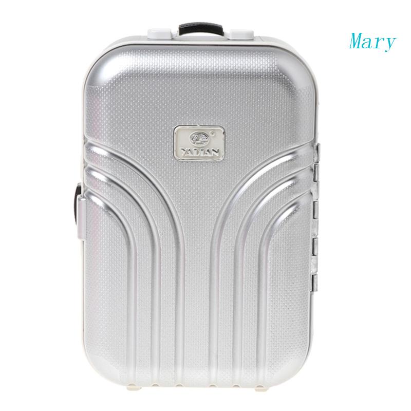 Mary Fashionable Travel Box Baggage for Case Tempat Koleksi Untuk Topper Kue Boneka Orn