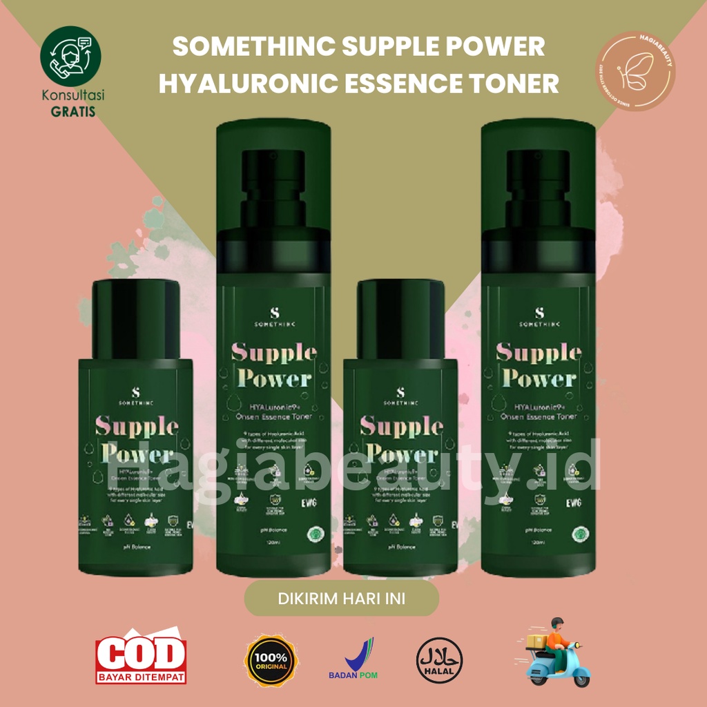 BISA COD - SOMETHINC SUPPLE POWER Hyaluronic9+ Onsen Essence Toner