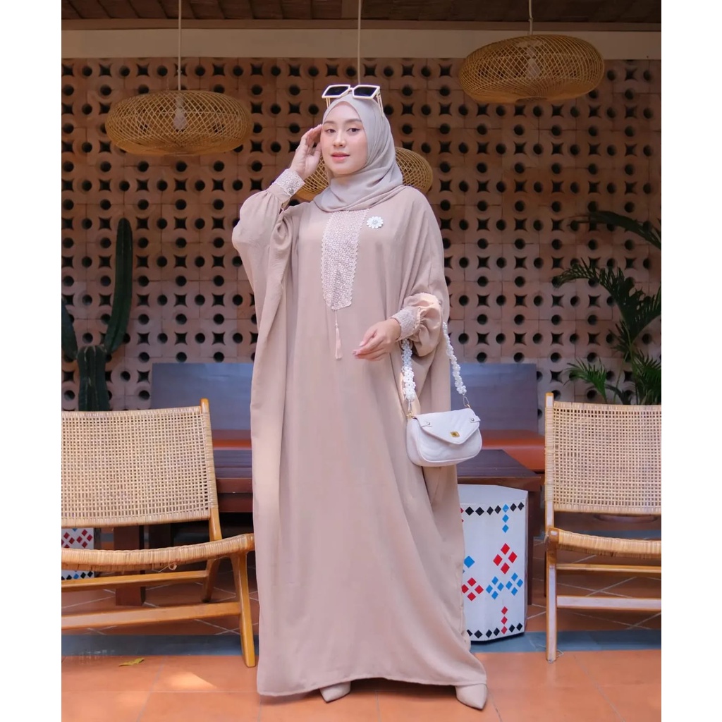 Kaftan  Mewah Jumbo - Kaftan Azizah - Dress Muslim wanita