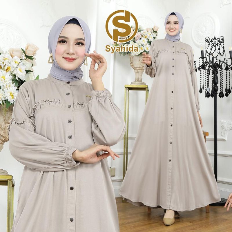 GAMIS CASUAL TERBARU RA FASHION ASAKI MAYASARI LINEN POLOS /