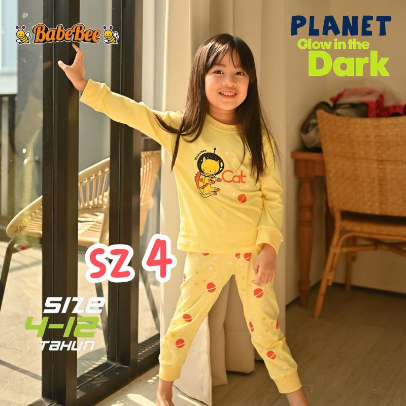PIYAMA anak Babebee Glow In the Dark