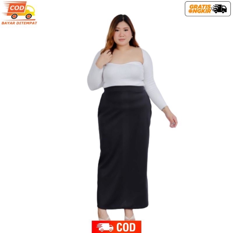 ROK SPAN JUMBO RAJUT PANJANG | ROK PREMIUM RAJUT | SPAN ROK JUMBO TEBAL