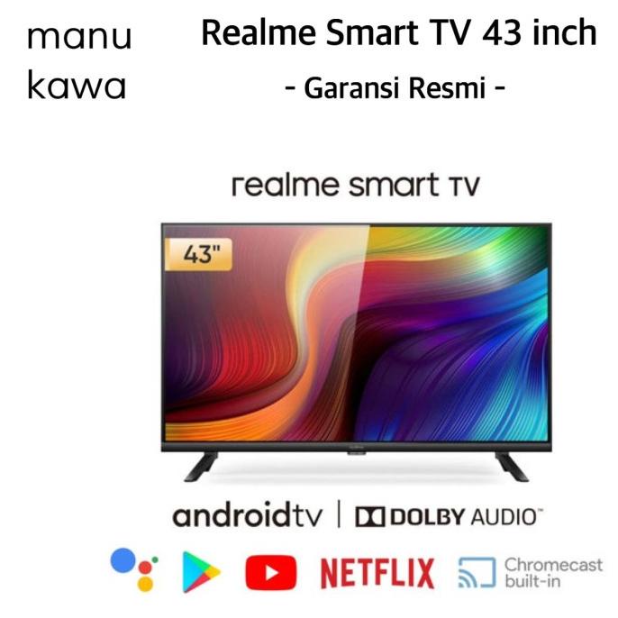 Realme TV 43 Inch 43" Smart Android Garansi Resmi